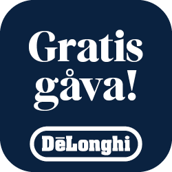 Värdet på erbjudandet är ca 750kr. Explorer Kit inkluderar: 3 paket De'Longhi kaffebönor (Classico, Selezione och Caffè Crema),  Mandel-, soja- och havredryck,  2 dubbelväggade glas för kalla drycker,  2 dubbelväggade glas för Cold Brew drycker,  En receptbok för att utöka din kreativa upplevelse.  Erbjudandet gäller inköp under kampanjperioden 1/7 2023 – 30/9 2023, så länge lagret räcker.